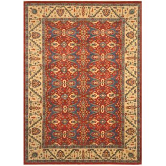 Afghan Hand-knotted Tribal Kazak Wool Rug (9'10 x 13'9)