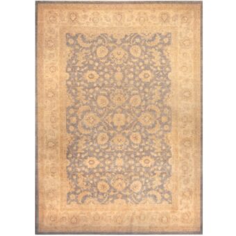 Afghan Hand-knotted Vegetable Dye Oushak Wool Rug (10' x 14')
