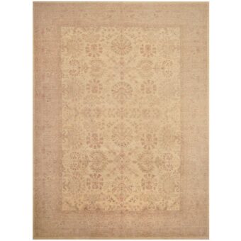 Afghan Hand-knotted Vegetable Dye William Morris Wool Rug (9'10 x 13'7)