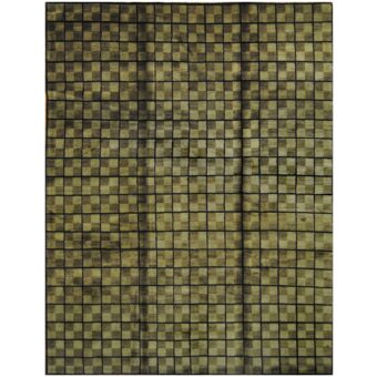 Indo Hand-knotted Tibetan Wool Rug (9' x 12')