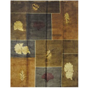 Indo Hand-knotted Tibetan Wool Rug (9' x 12')