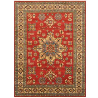Afghan Hand-knotted Tribal Kazak Wool Rug (8'5 x 11'6)