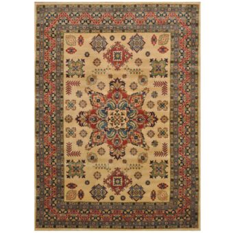 Afghan Hand-knotted Tribal Kazak Wool Rug (8'5 x 11'8)