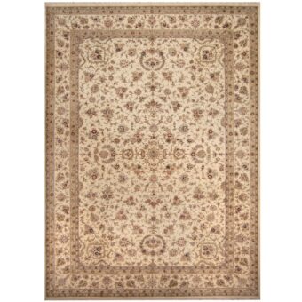 Indo Hand-knotted Tabriz Wool & Silk Rug (10' x 14')
