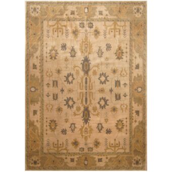 Indo Hand-knotted Tibetan Wool Rug (9'10 x 13'8)