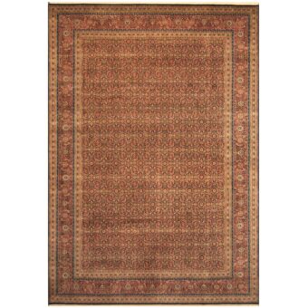 Indo Hand-knotted Tabriz Wool Rug (10' x 14')
