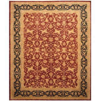 Afghan Hand-knotted Vegetable Dye Oushak Wool Rug (10'3 x 12'8)