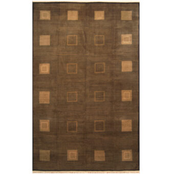 Indo Hand-knotted Vegetable Dye Tibetan Wool Rug (8'4 x 13'3)