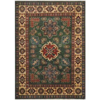 Afghan Hand-knotted Kazak Wool Rug (5'3 x 7'1)