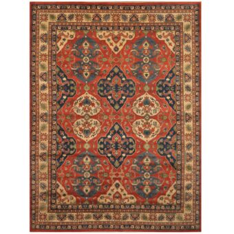 Afghan Hand-knotted Kazak Wool Rug (9' x 12')