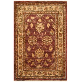Afghan Hand-knotted Oushak Wool Rug (2' x 3')