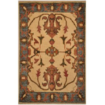 Afghan Hand-knotted Oushak Wool Rug (2' x 3')