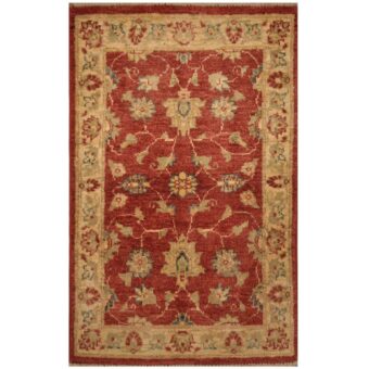 Afghan Hand-knotted Oushak Wool Rug (2' x 3')