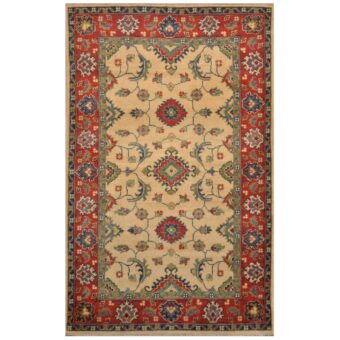 Afghan Hand-knotted Kazak Wool Rug (3'3 x 5'2)