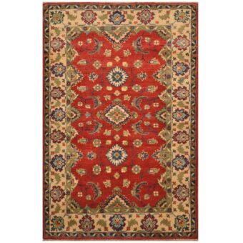Afghan Hand-knotted Kazak Wool Rug (3'3 x 5'1)