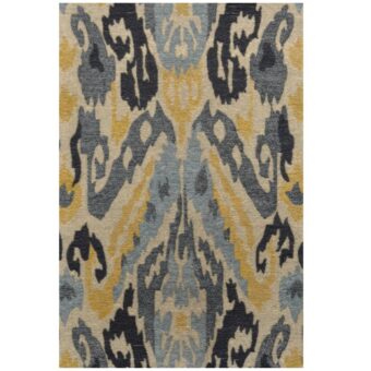 Indo Hand-woven Chenille Flatweave Rug (2' x 3')