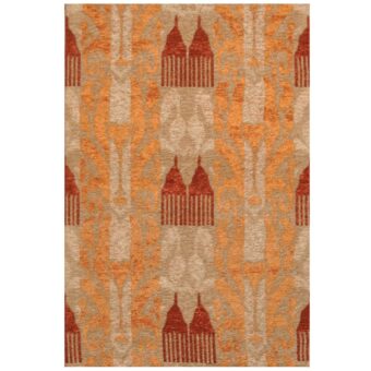 Indo Hand-woven Chenille Flatweave Rug (2' x 3')