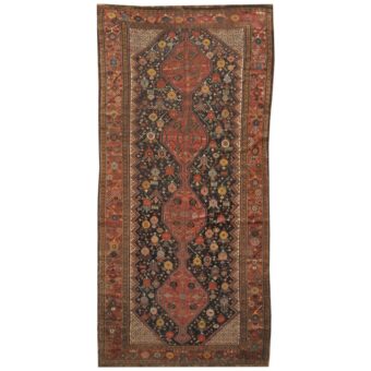 Persian Hand-knotted 1880s Malayer Wool Rug (6'2 x 13')