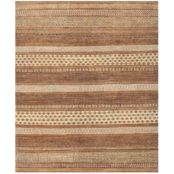 Afghan Hand-knotted Vegetable Dye Tribal Gabbeh Wool Rug (7'7 x 9'4)