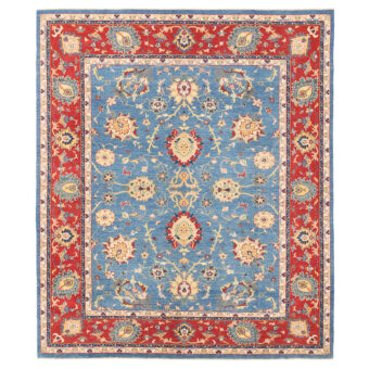 Afghan Hand-knotted Oushak Wool Rug (8'1 x 9'8)