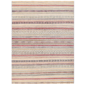 Afghan Hand-knotted Vegetable Dye Gabbeh Wool Rug (4'11 x 6'7)
