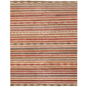 Afghan Hand-knotted Vegetable Dye Gabbeh Wool Rug (4'10 x 6'1)