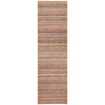 Afghan Hand-knotted Vegetable Dye Gabbeh Wool Runner (2'8 x 9'6)