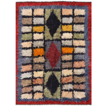 Afghan Hand-knotted Vegetable Dye Gabbeh Wool Rug (9'11 x 13'9)