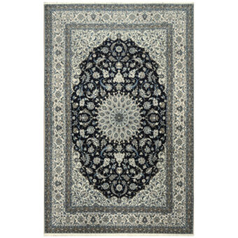 Persian Hand-knotted Superfine Nain Wool Rug (6'7 x 10'2)