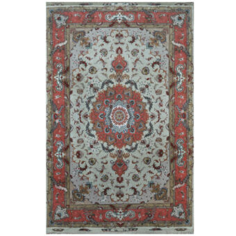Persian Hand-knotted Fine Tabriz Wool Rug (6'7 x 10')