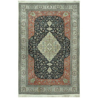 Turkish Hand-knotted Hereke Wool Rug (6'2 x 9'3)