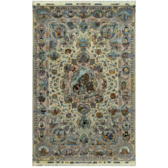 Persian Hand-knotted Tabriz Wool & Silk Rug (6'6 x 10'1)