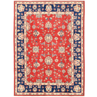 Afghan Hand-knotted Vegetable Dye Oushak Wool Rug (8'1 'x 10'11)
