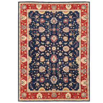 Afghan Hand-knotted Vegetable Dye Oushak Wool Rug (8'10 x 12'5)