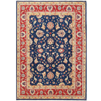 Afghan Hand-knotted Vegetable Dye Oushak Wool Rug (9'10 x 13'10)