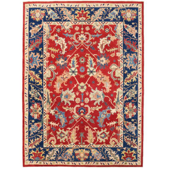 Afghan Hand-knotted Vegetable Dye Oushak Wool Rug (9'9 x 13'5)