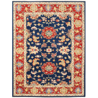 Afghan Hand-knotted Vegetable Dye Oushak Wool Rug (9'10 x 12'7)
