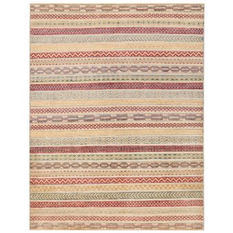 Afghan Hand-knotted Vegetable Dye Gabbeh Wool Rug (5'3 x 6'9)