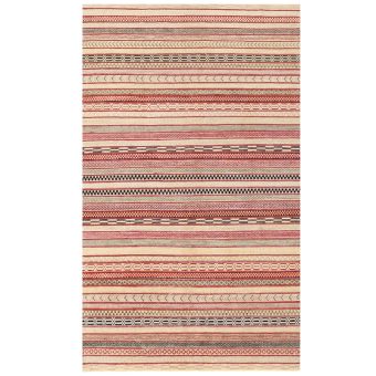 Afghan Hand-knotted Vegetable Dye Gabbeh Wool Rug (5'7 x 9'3)