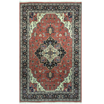 Persian Hand-knotted Tabriz Wool Rug (6'6 x 10'2)