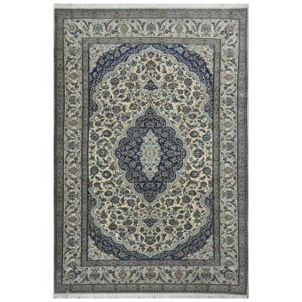 Persian Hand-knotted Nain Wool & Silk Rug (6'10 x 10'3)