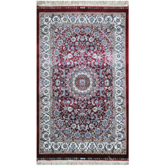 Indo Hand-knotted Kashmiri Silk Rug (2'6 x 4')