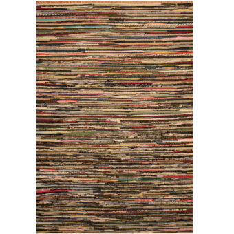 Indo Hand-woven Wool Kilim (4' x 6')