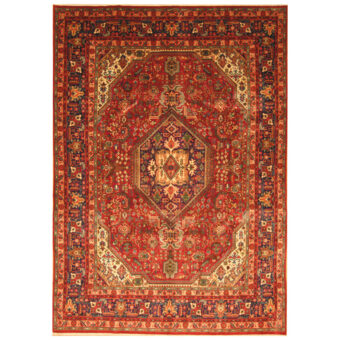 Persian Hand-knotted Tabriz Wool Rug (7'10 x 10'10)