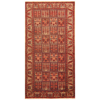 Persian Hand-knotted Semi-antique 1960's Bakhtiari Wool Rug (5' x 10')