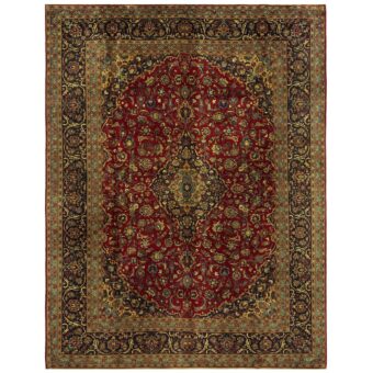 Persian Hand-knotted Kashmar Wool Rug (9'11 x 12'10)