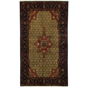 Persian Hand-knotted Hamadan Wool Rug (4'4 x 7'10)