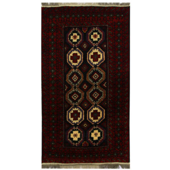 Persian Hand-knotted Tribal Balouchi Wool Runner (3'3 x 5'9)