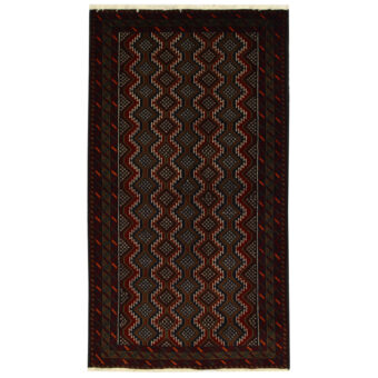 Persian Hand-knotted Tribal Balouchi Wool Runner (3'6 x 6'3)