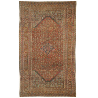 Persian Hand-knotted Antique 1900's Heriz Wool Rug (10'2 x 17'7)
